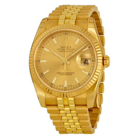 rolex gold streifen|rolex yellow gold watch.